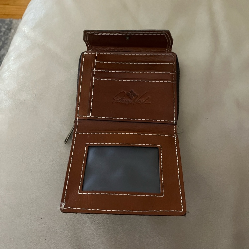 PATRICIA NASH Leather  MESSENGER Bag WALLET and DUST BAG - Picture 12 of 14